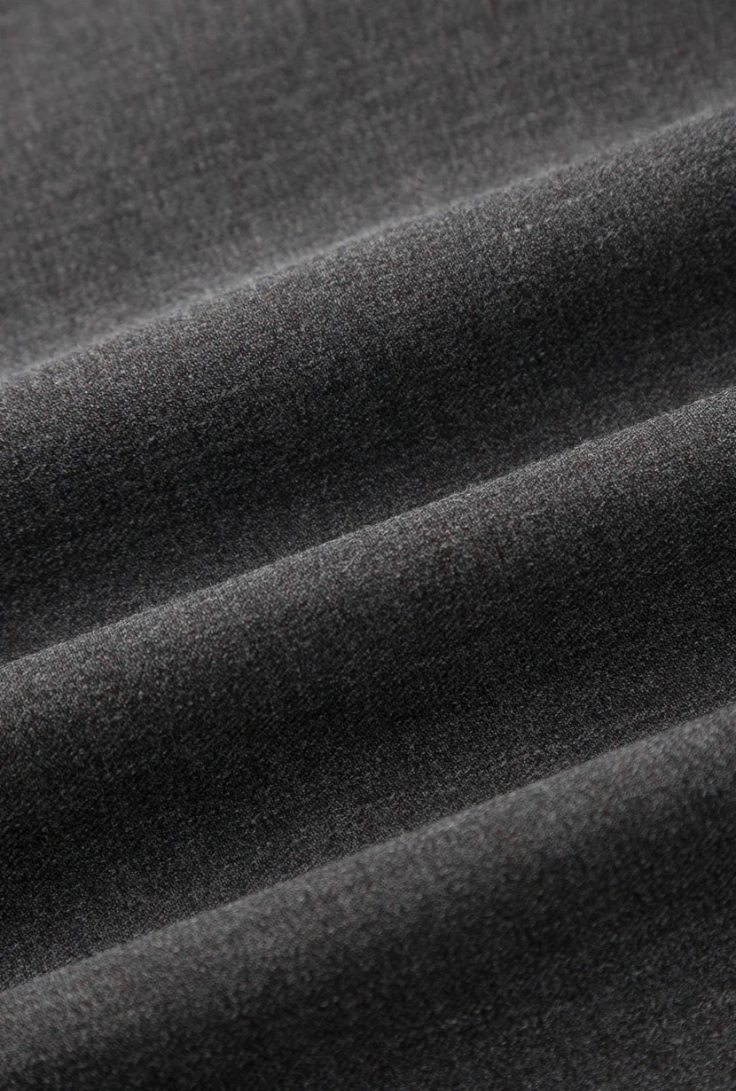 Abby Wool Blend Dress - Charcoal - Image 13