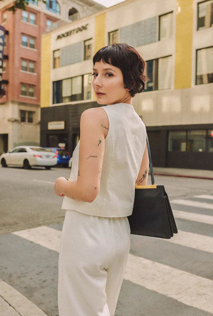 Bridgett Vest - Ivory - Image 9