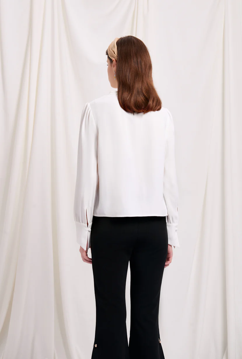 Buvette Pearl Blouse - Ivory - Image 10