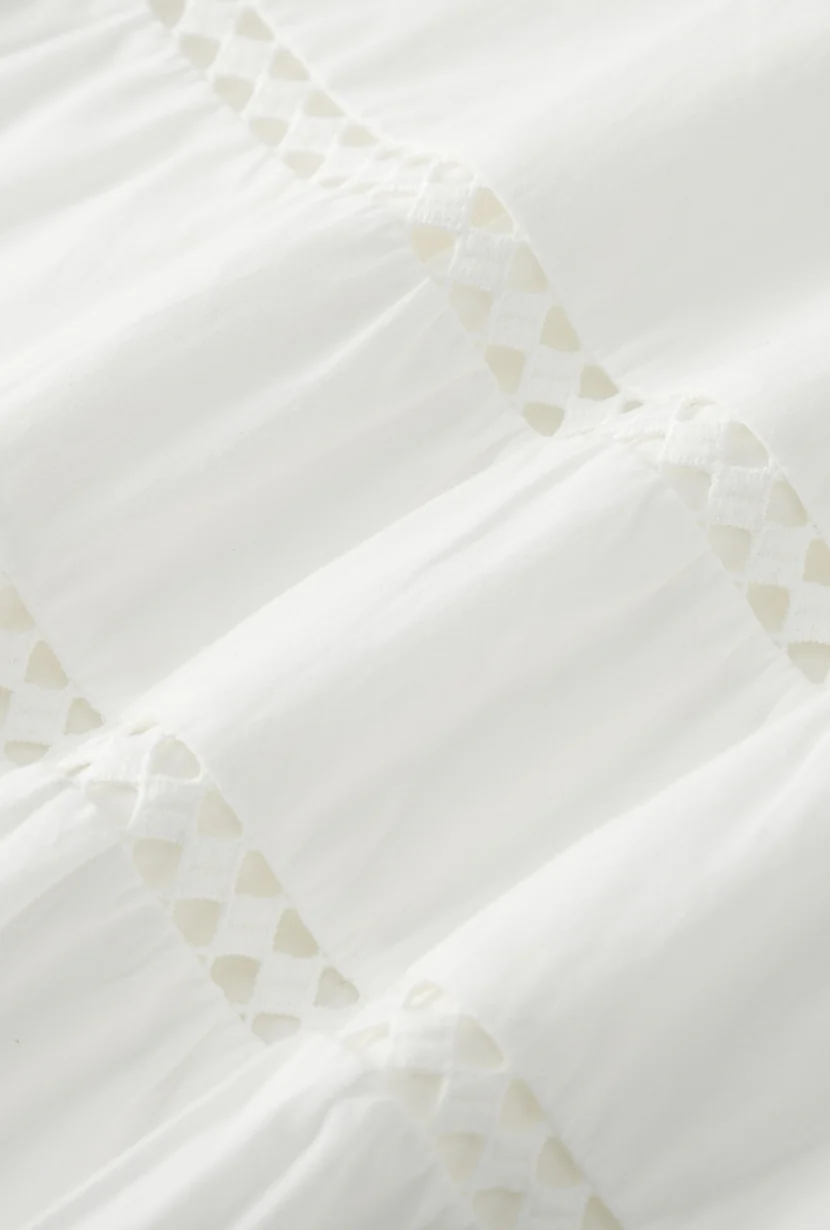 Calista Cotton Dress - White - Image 12