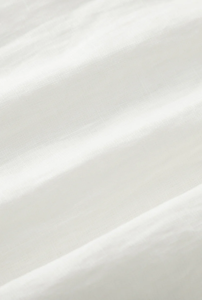 Callie Linen Blouse - White - Image 14