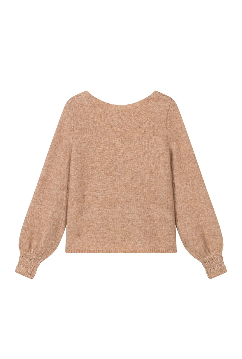Carissa Mohair Cardigan - Camel - Image 11