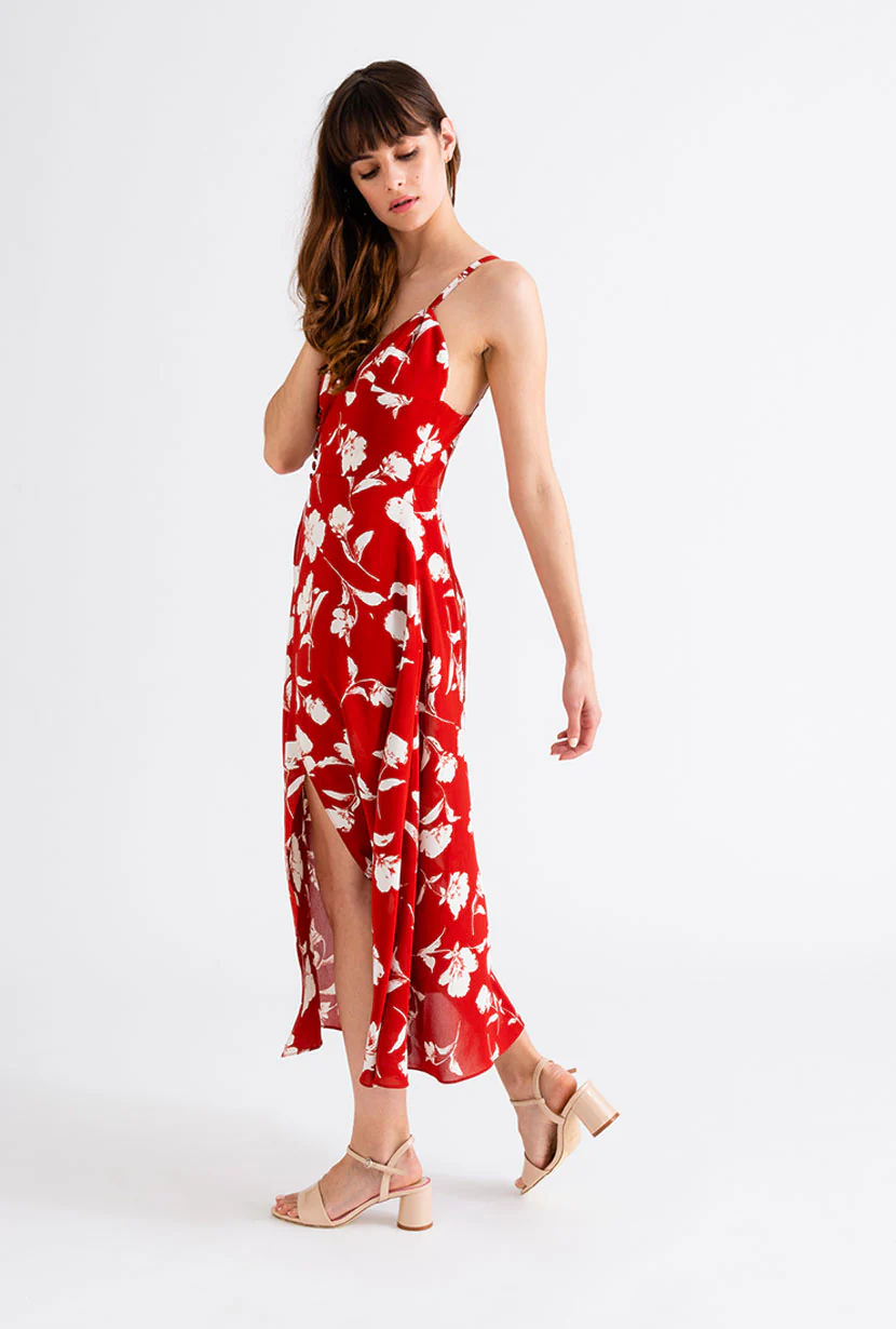 Carly Dress - Red Floral - Image 5