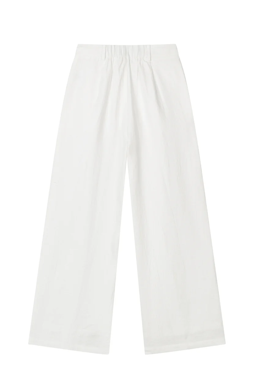Circe Linen Pants - Ivory - Image 10