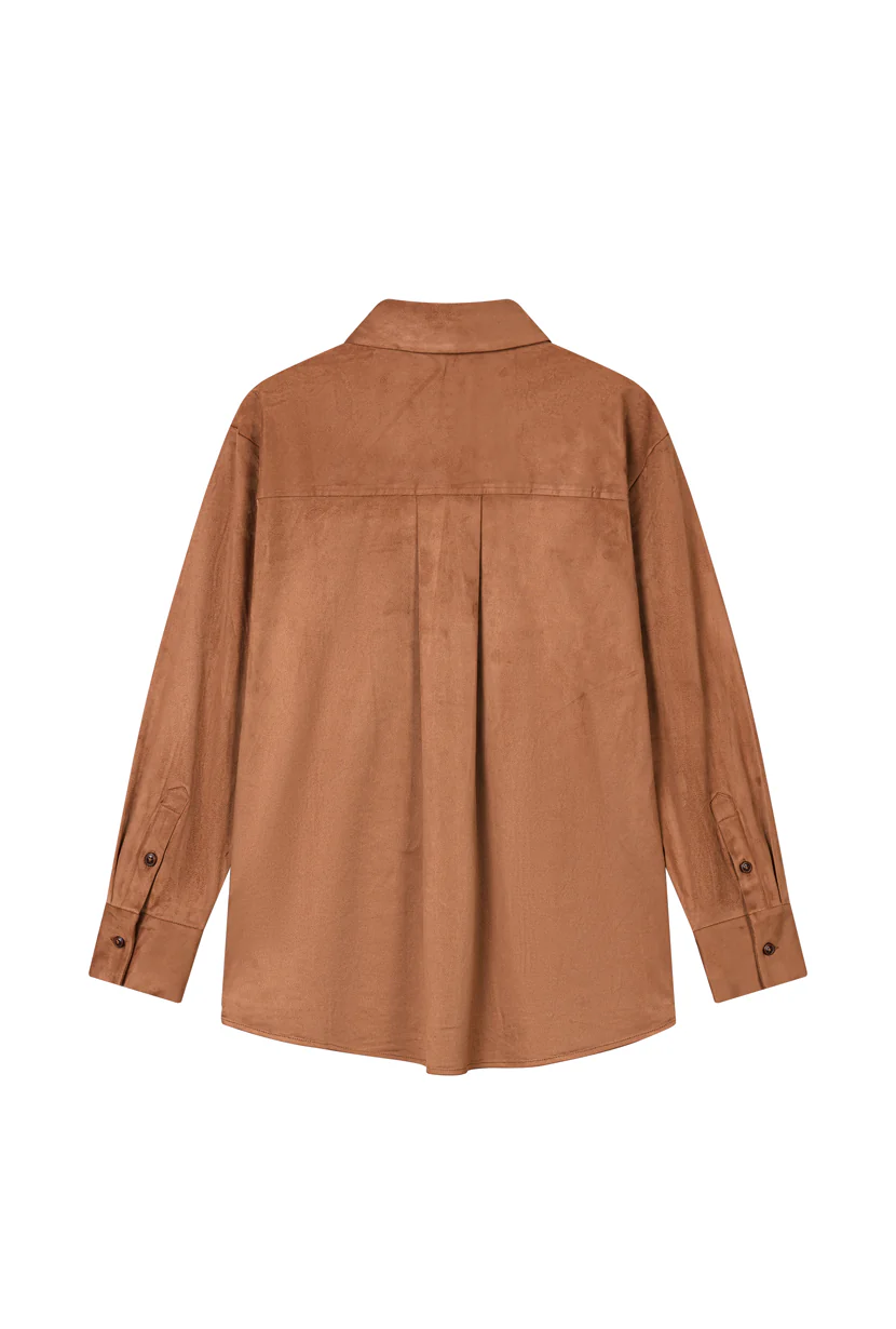 Coleen Suede Shirt - Brown - Image 9