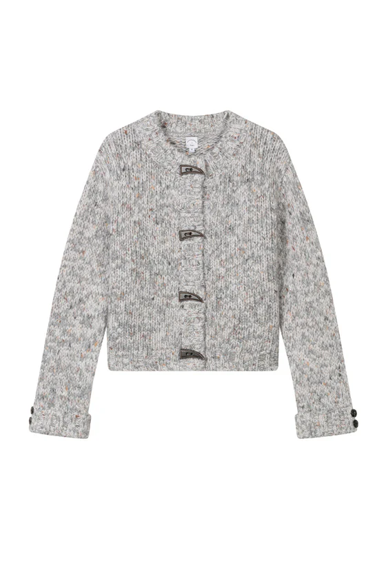 Colt Wool Cardigan - Grey - Image 10