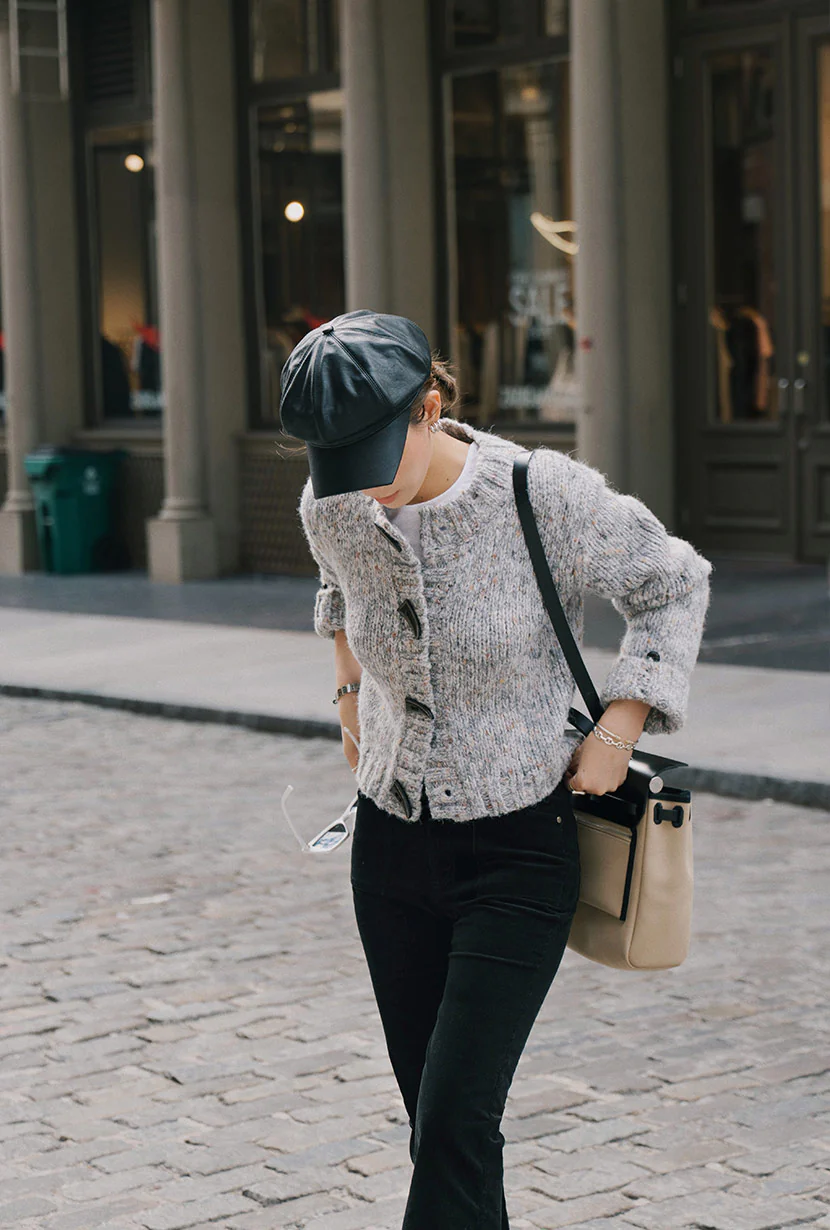 Colt Wool Cardigan - Grey - Image 3