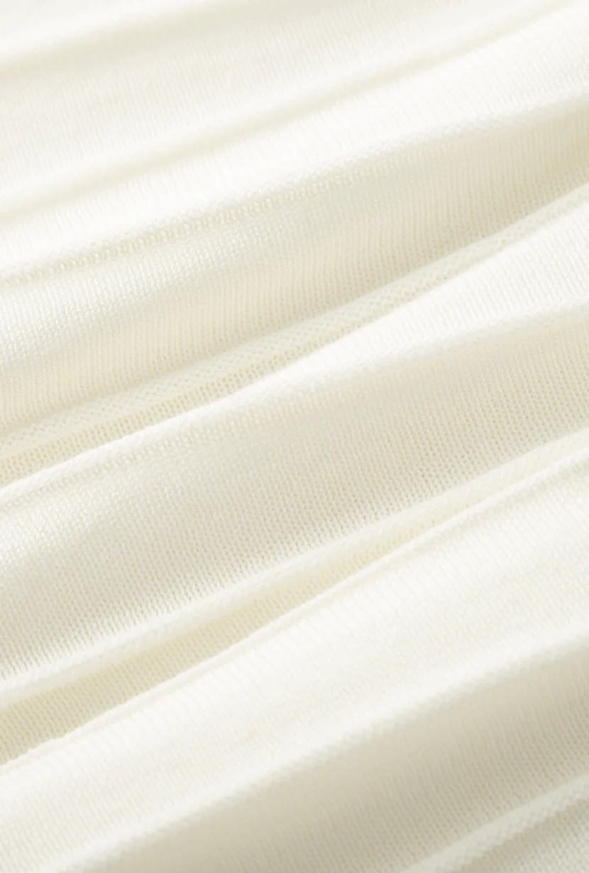 Czar Bamboo Knit Skirt - Ivory - Image 12