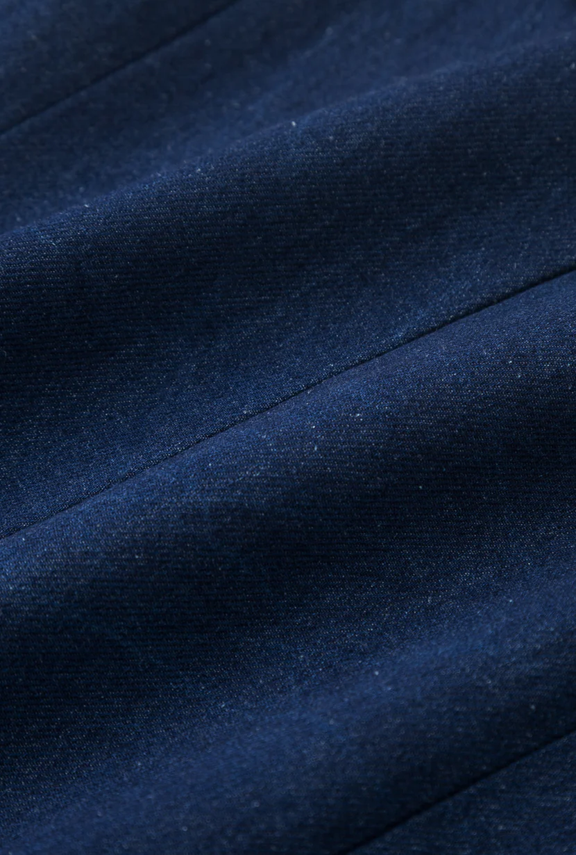 Darien Cotton Vest - Indigo - Image 12