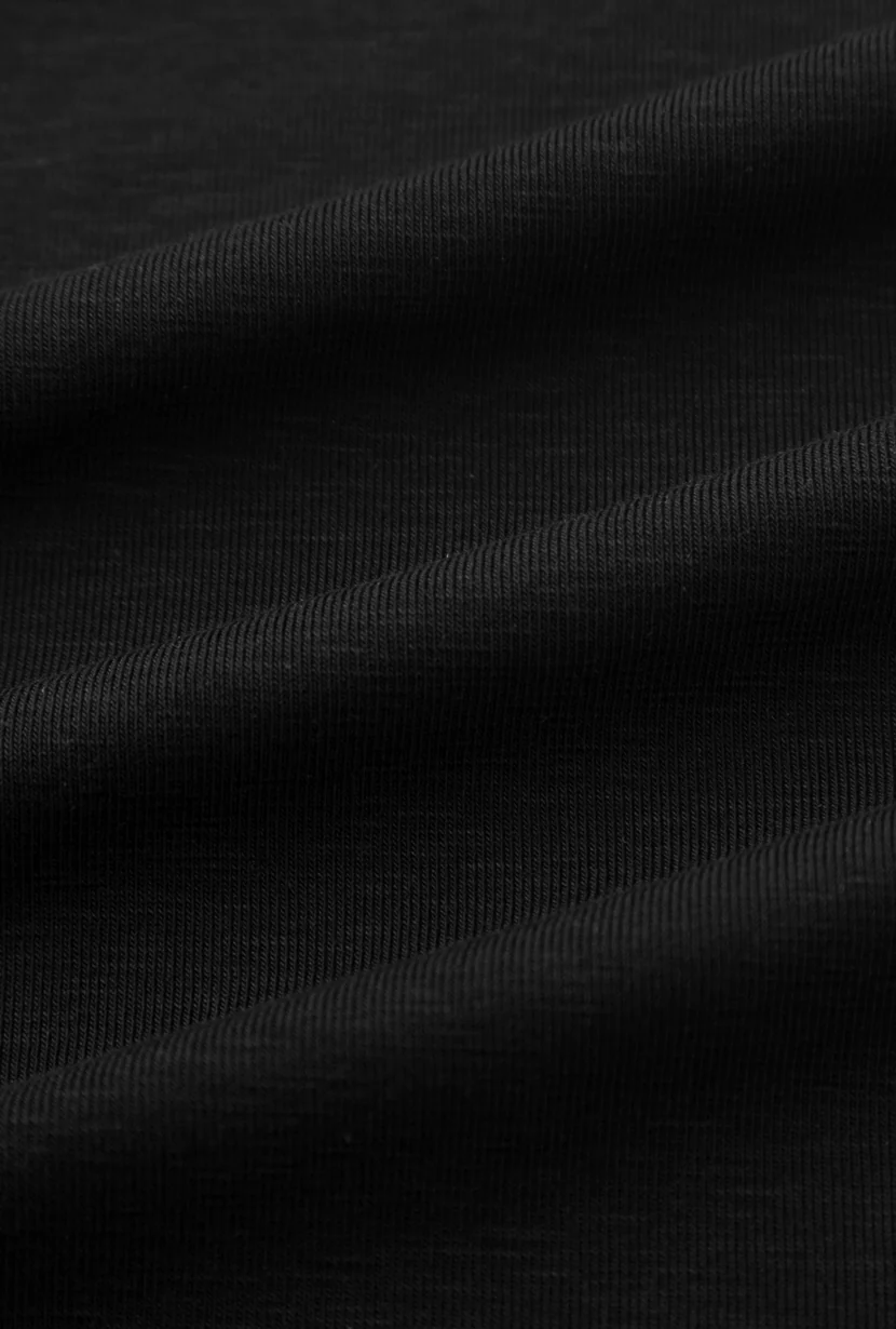 Devito Jersey Cotton Top - Black - Image 12