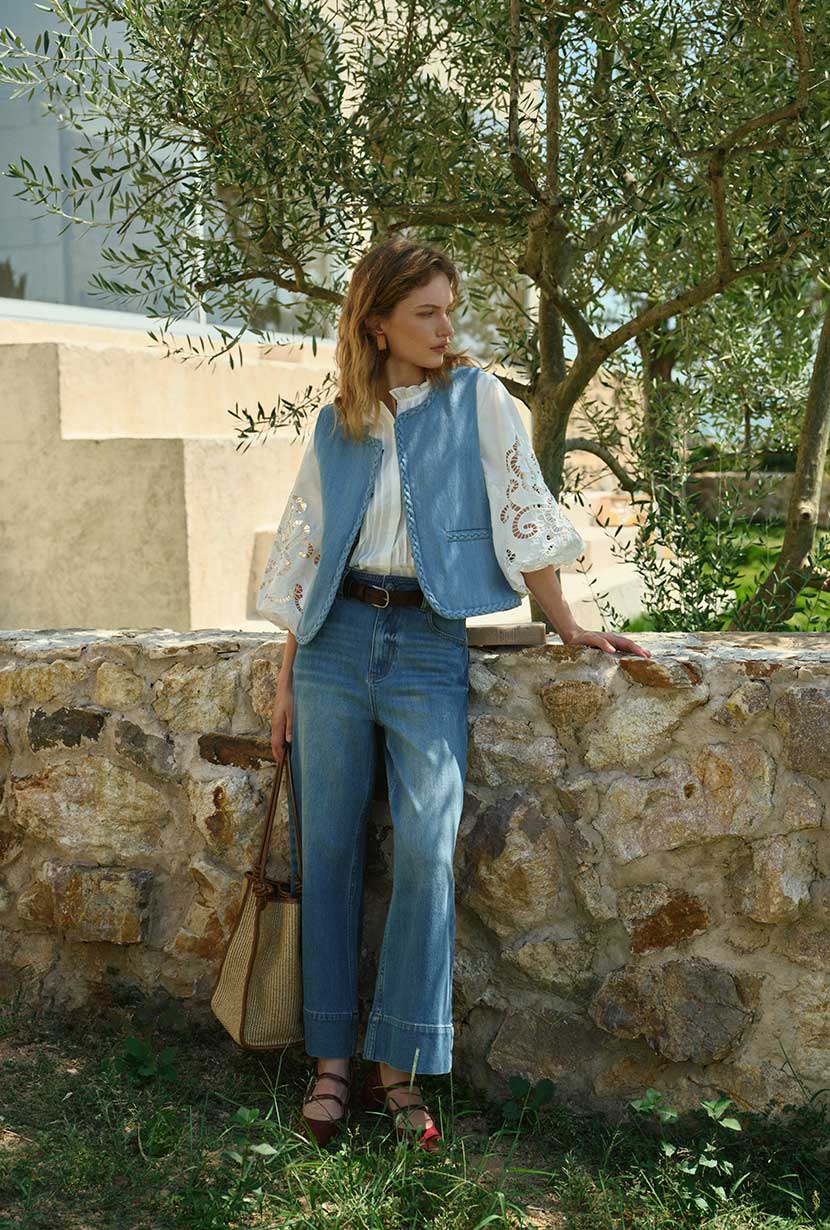 Dexter Denim Vest - Blue - Image 6