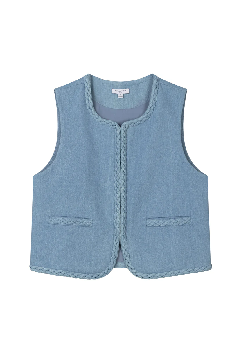Dexter Denim Vest - Blue - Image 8