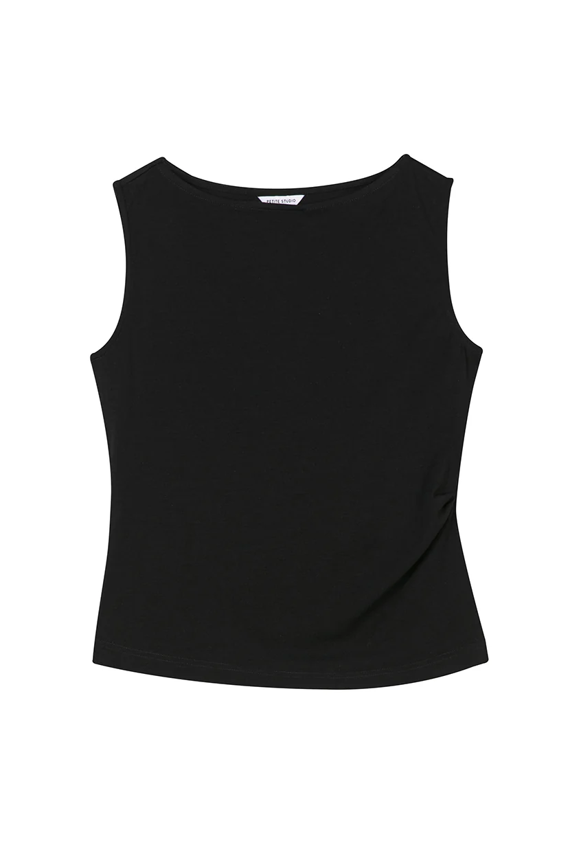 Elyse Jersey Top - Black - Image 7