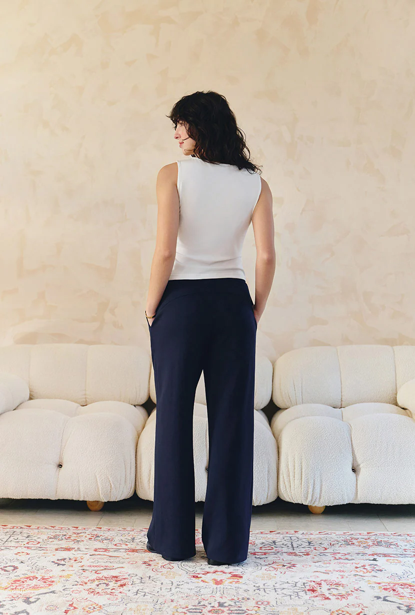 Elyse Jersey Top - White - Image 6