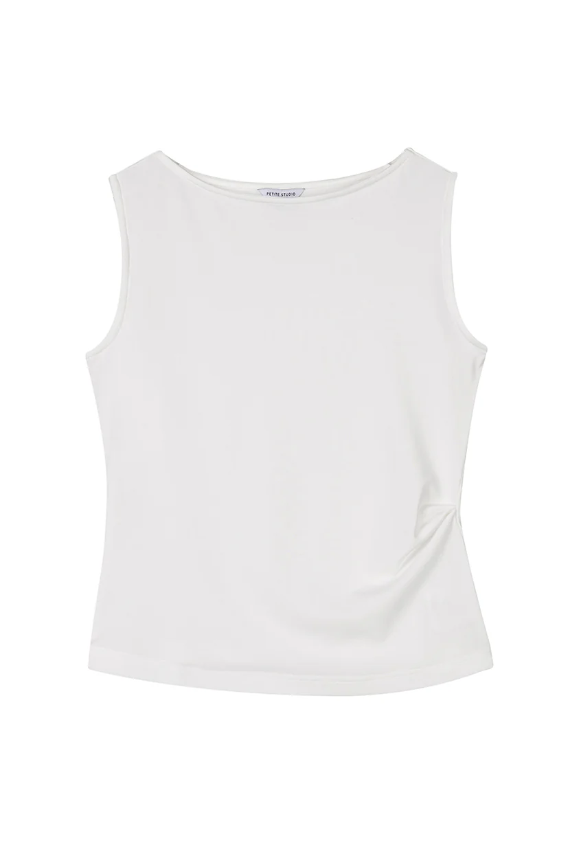 Elyse Jersey Top - White - Image 8