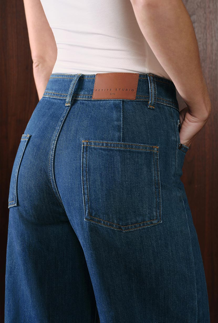 Esme High-Rise Wide-Leg Cropped Jeans - Vintage Indigo - Image 8