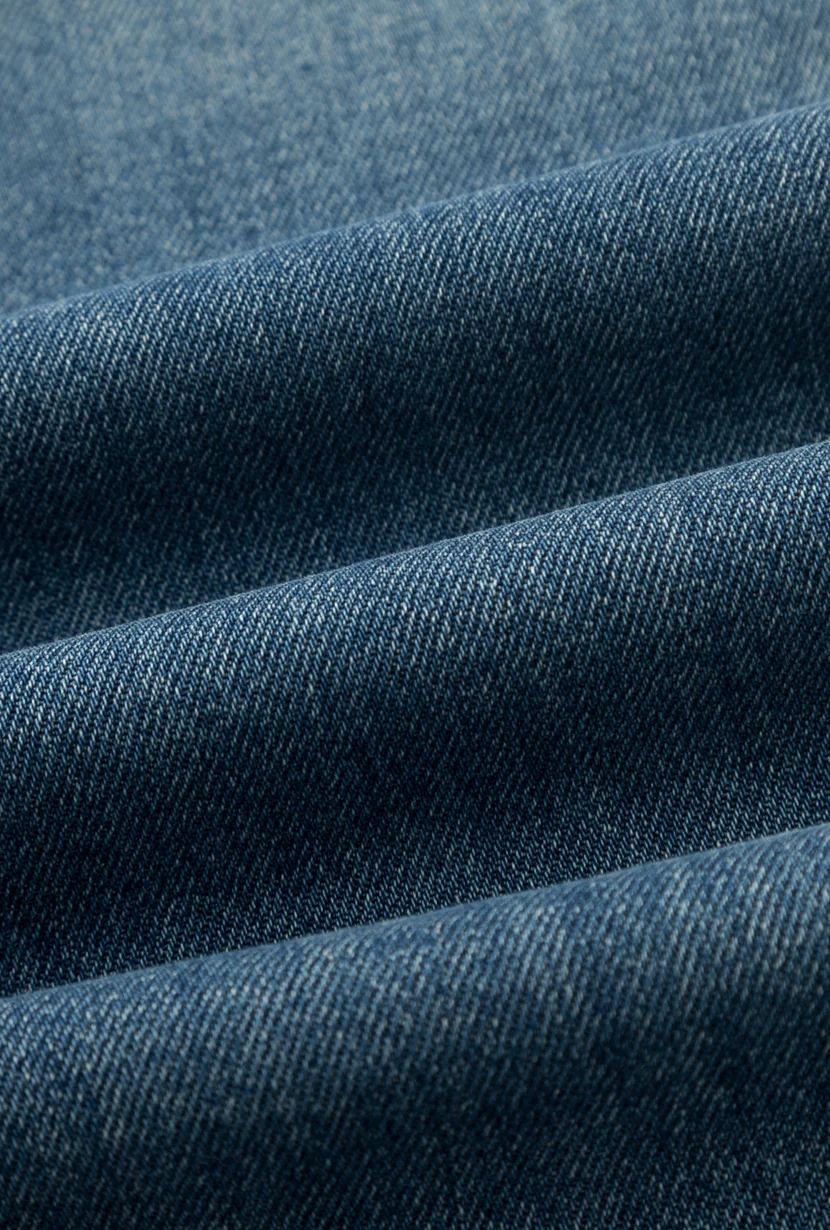 Evie Mid-Rise Barrel Jeans - Vintage Blue - Image 9