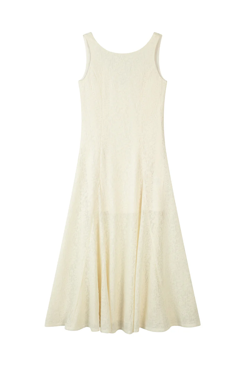 Gwynne Knit Dress - Ivory - Image 7