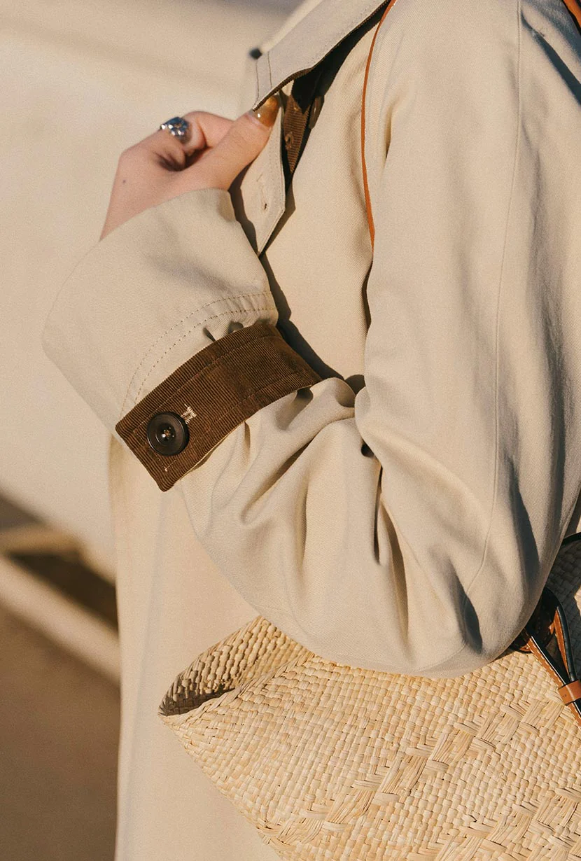 Hagar Trench Coat - Beige - Image 9
