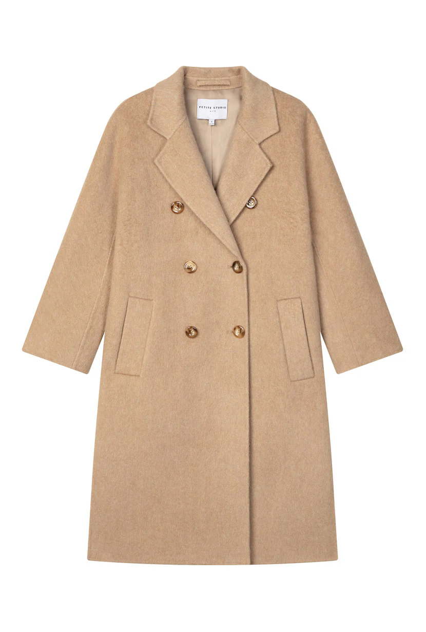 Harriet Double-Face Wool Coat - Camel - Image 6