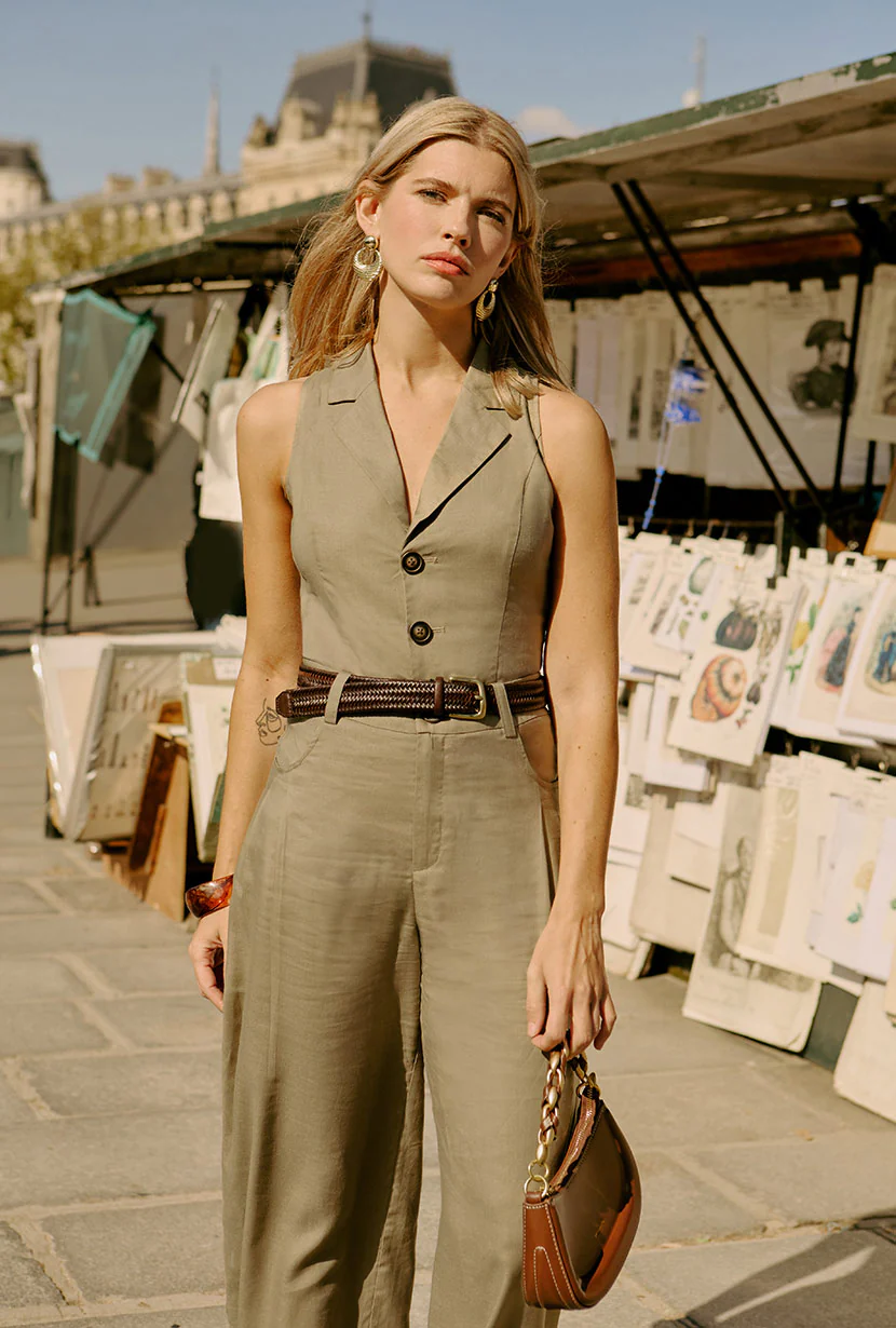 Mitzi Jumpsuit - Camel - Image 4