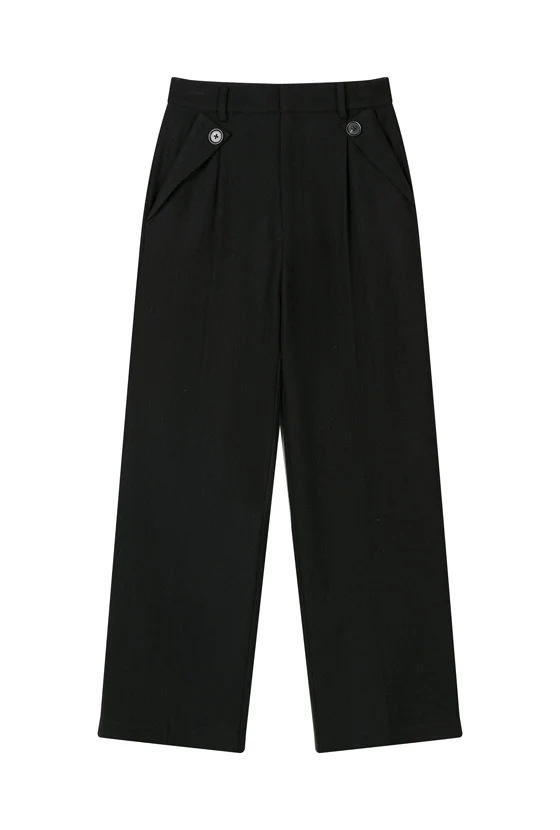 Reign Wool Pants - Black - Image 9