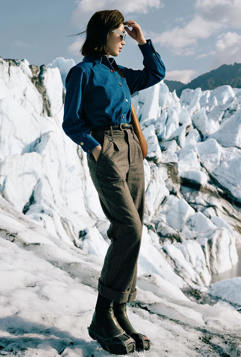 Reign Wool Pants - Brownstone - Image 6