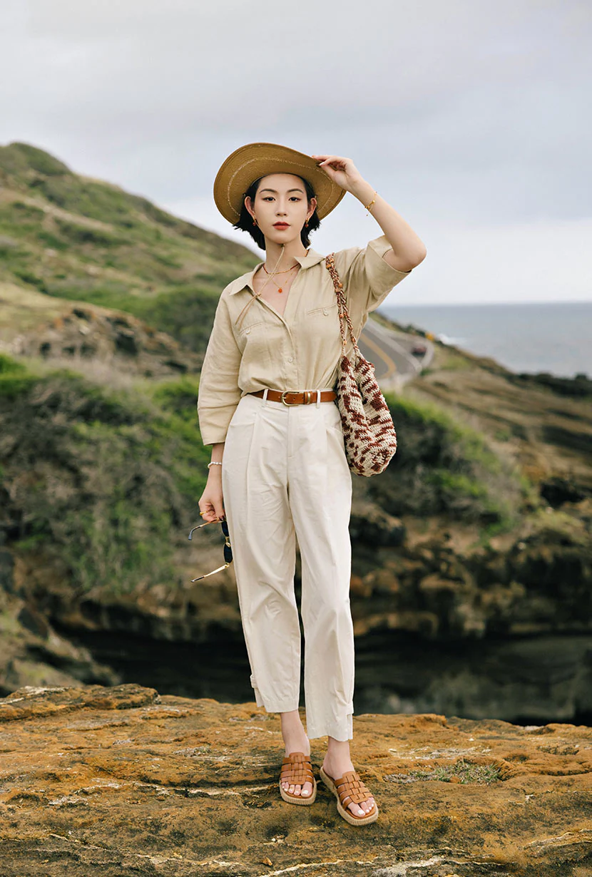 Romi Pants - Cream - Image 7