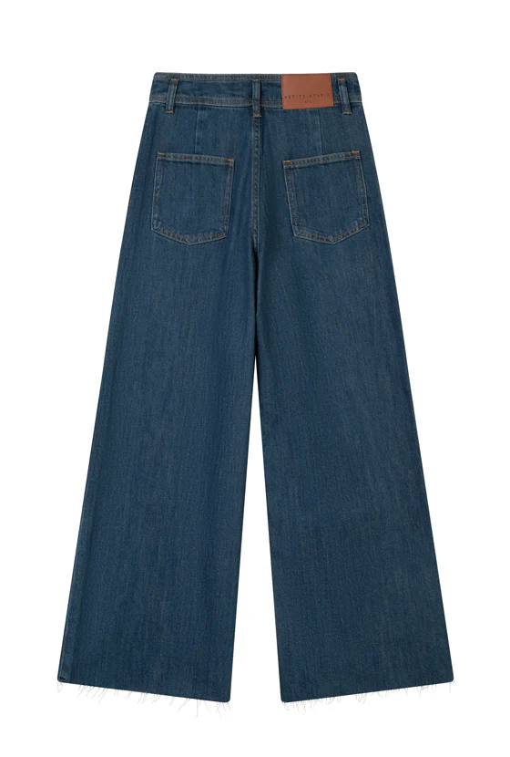 Sevilla High Rise Wide Leg Jeans - Vintage Indigo - Image 8