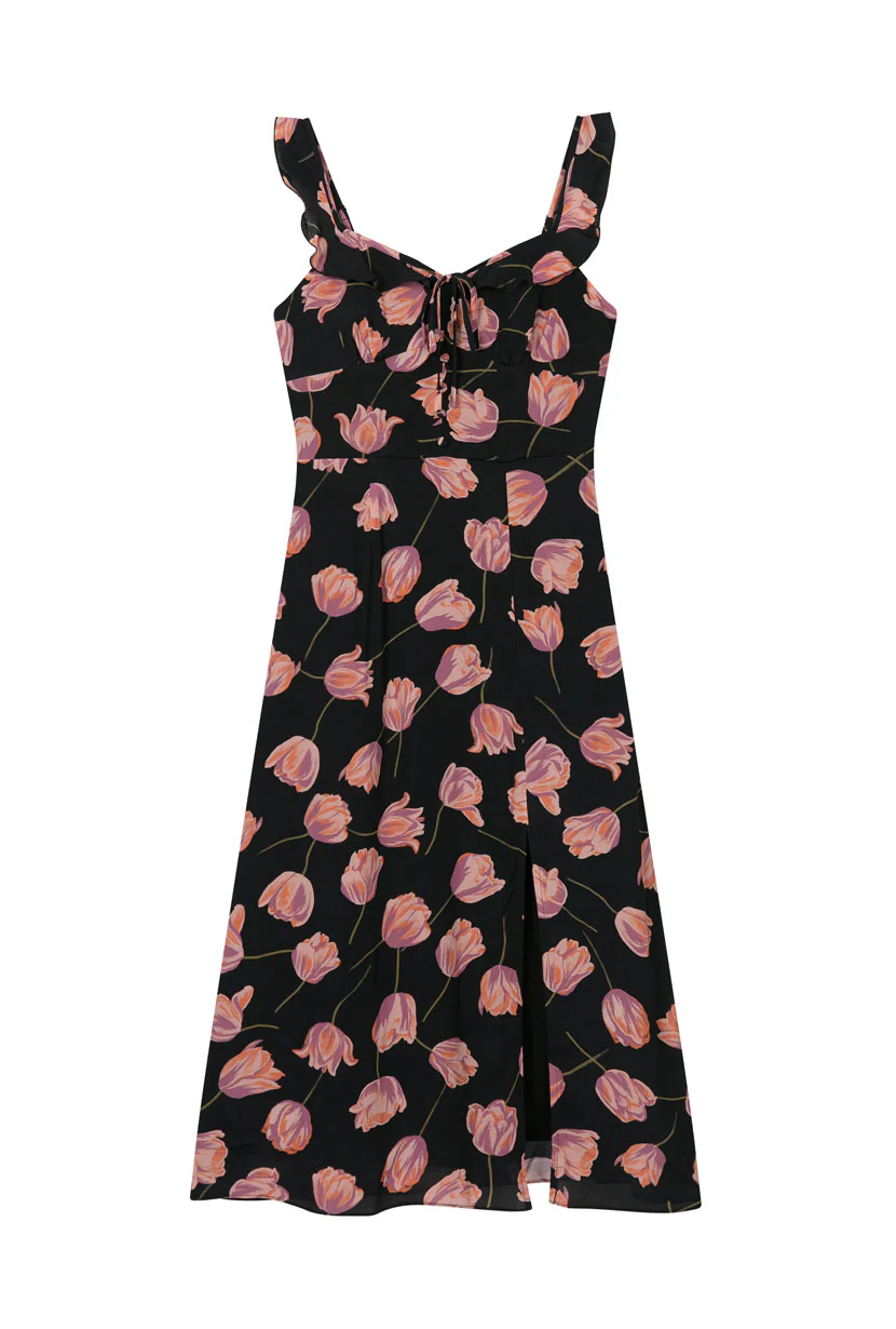 Tiana Dress - Black Floral - Image 7