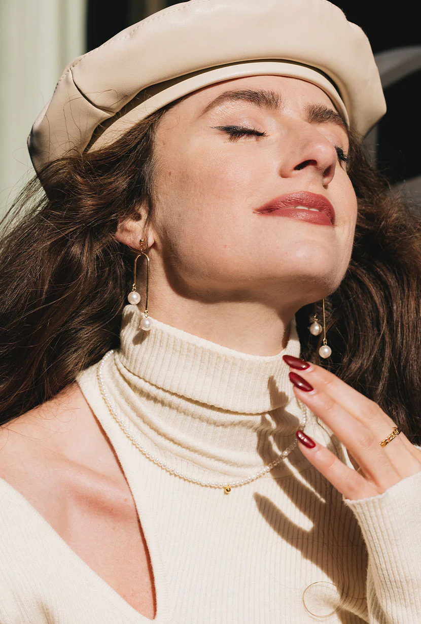 Tiny Pearl Necklace - Image 3