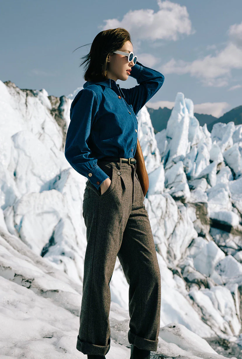 Vincent Blouse - Denim Blue - Image 6