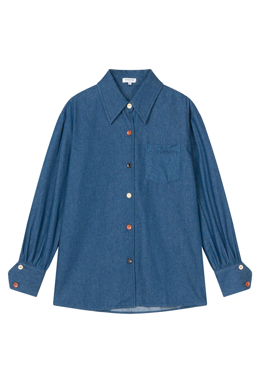Vincent Blouse - Denim Blue - Image 7
