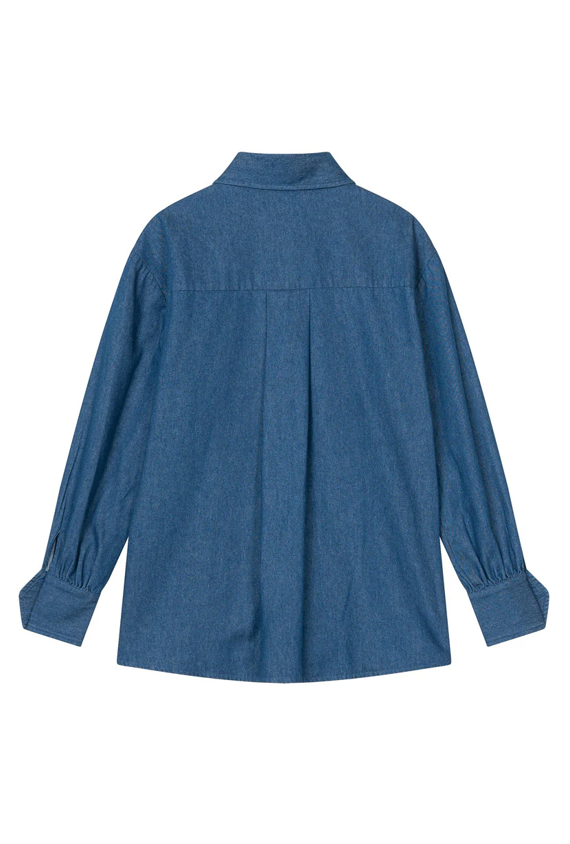 Vincent Blouse - Denim Blue - Image 8